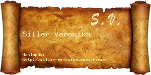 Siller Veronika névjegykártya
